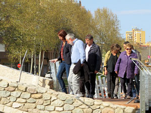El pont del Dimoni de Santa Eug&egrave;nia de Ter. Visita de final d'obra