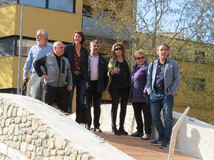 El pont del Dimoni de Santa Eug&egrave;nia de Ter. Visita de final d'obra