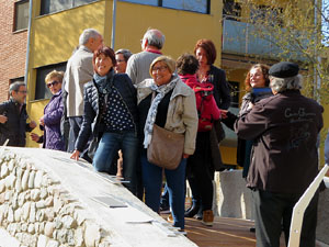 El pont del Dimoni de Santa Eug&egrave;nia de Ter. Visita de final d'obra