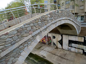 El pont del Dimoni de Santa Eug&egrave;nia de Ter. Visita de final d'obra
