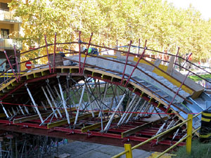 Proc&eacute;s de reconstrucci&oacute; del pont del Dimoni de Santa Eug&egrave;nia de Ter