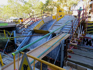 Proc&eacute;s de reconstrucci&oacute; del pont del Dimoni de Santa Eug&egrave;nia de Ter