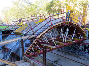 Proc&eacute;s de reconstrucci&oacute; del pont del Dimoni de Santa Eug&egrave;nia de Ter