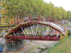 Proc&eacute;s de reconstrucci&oacute; del pont del Dimoni de Santa Eug&egrave;nia de Ter