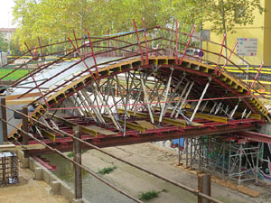 Proc&eacute;s de reconstrucci&oacute; del pont del Dimoni de Santa Eug&egrave;nia de Ter