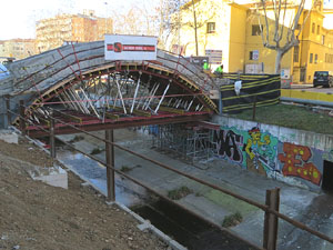 Proc&eacute;s de reconstrucci&oacute; del pont del Dimoni de Santa Eug&egrave;nia de Ter