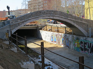 Proc&eacute;s de reconstrucci&oacute; del pont del Dimoni de Santa Eug&egrave;nia de Ter