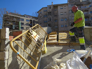 Proc&eacute;s de reconstrucci&oacute; del pont del Dimoni de Santa Eug&egrave;nia de Ter