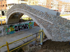 Proc&eacute;s de reconstrucci&oacute; del pont del Dimoni de Santa Eug&egrave;nia de Ter