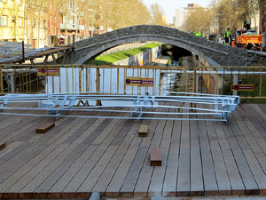 Proc&eacute;s de reconstrucci&oacute; del pont del Dimoni de Santa Eug&egrave;nia de Ter