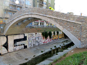 Proc&eacute;s de reconstrucci&oacute; del pont del Dimoni de Santa Eug&egrave;nia de Ter
