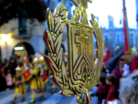 Sortida per lliurar el Pen&oacute;. Dimecres Sant 2019