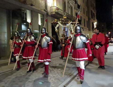 Manaies de Sant Daniel a la process&oacute; del Santa Enterrament 2018