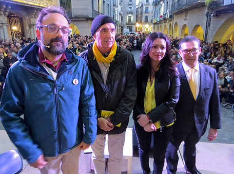 Els participants, a l'inici de la presentaci&oacute;