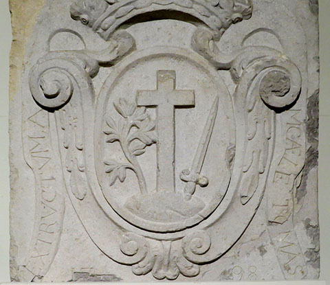 Escut de la Inquisici&oacute; procedent de Sant Dom&egrave;nec