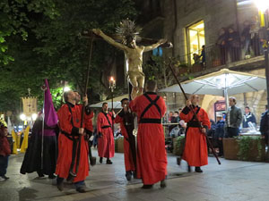 Setmana Santa 2019 a Girona. Divendres Sant. La process&oacute; del Sant Enterrament