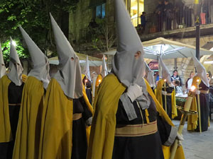 Setmana Santa 2019 a Girona. Divendres Sant. La process&oacute; del Sant Enterrament