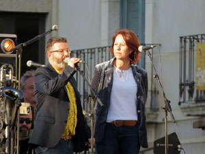 Festival Strenes 2019. Concert inaugural al terrat del punt d'Informaci&oacute; de la Rambla, a c&agrave;rrec d'Oques Grasses