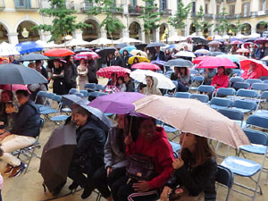 Festival A Cappella 2019. Actuaci&oacute; de Beat Poetry Club a la pla&ccedil;a de la Independ&egrave;ncia
