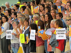 Actes a Girona en commemoraci&oacute; de l'1-O