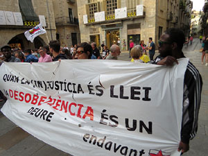Concentraci&oacute; a la pla&ccedil;a del Vi per la independ&egrave;ncia i la llibertat dels presos pol&iacute;tics