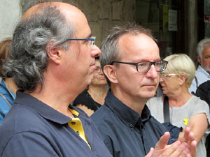 Concentraci&oacute; a la pla&ccedil;a del Vi per la independ&egrave;ncia i la llibertat dels presos pol&iacute;tics