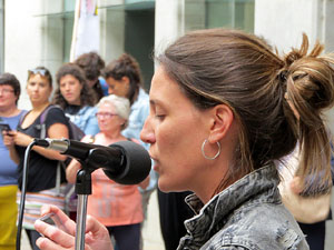Concentraci&oacute; a la pla&ccedil;a del Vi per la independ&egrave;ncia i la llibertat dels presos pol&iacute;tics