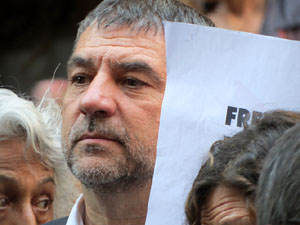 Concentraci&oacute; a la pla&ccedil;a del Vi per la independ&egrave;ncia i la llibertat dels presos pol&iacute;tics