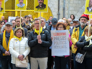 Concentraci&oacute; a la pla&ccedil;a del Vi per la independ&egrave;ncia i la llibertat dels presos pol&iacute;tics