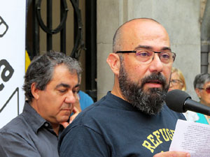 Concentraci&oacute; a la pla&ccedil;a del Vi per la independ&egrave;ncia i la llibertat dels presos pol&iacute;tics