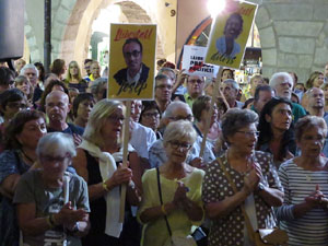 Concentraci&oacute; a la pla&ccedil;a del Vi per la independ&egrave;ncia i la llibertat dels presos pol&iacute;tics