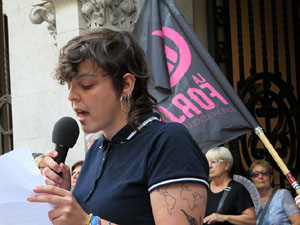 Concentraci&oacute; a la pla&ccedil;a del Vi per la independ&egrave;ncia i la llibertat dels presos pol&iacute;tics