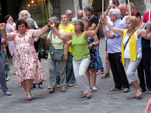 Concentraci&oacute; a la pla&ccedil;a del Vi per la independ&egrave;ncia i la llibertat dels presos pol&iacute;tics