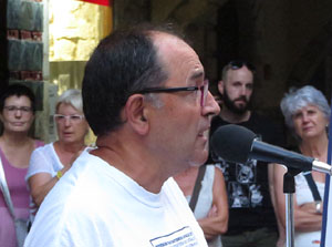 Concentraci&oacute; a la pla&ccedil;a del Vi per la independ&egrave;ncia i la llibertat dels presos pol&iacute;tics