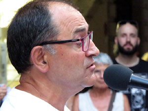 Concentraci&oacute; a la pla&ccedil;a del Vi per la independ&egrave;ncia i la llibertat dels presos pol&iacute;tics
