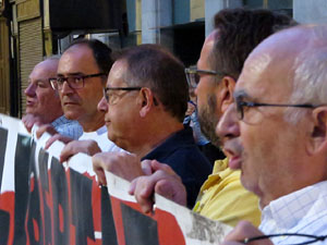 Concentraci&oacute; a la pla&ccedil;a del Vi per la independ&egrave;ncia i la llibertat dels presos pol&iacute;tics