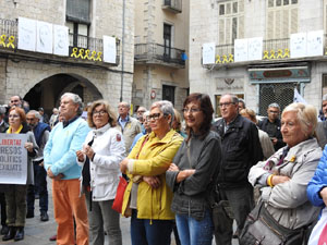 Concentraci&oacute; a la pla&ccedil;a del Vi per la independ&egrave;ncia i la llibertat dels presos pol&iacute;tics
