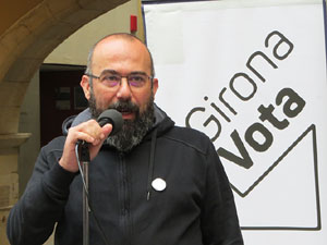 Concentraci&oacute; a la pla&ccedil;a del Vi per la independ&egrave;ncia i la llibertat dels presos pol&iacute;tics