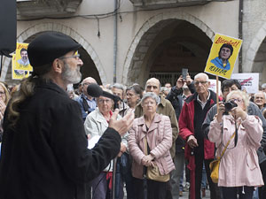 Concentraci&oacute; a la pla&ccedil;a del Vi per la independ&egrave;ncia i la llibertat dels presos pol&iacute;tics