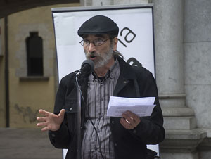Concentraci&oacute; a la pla&ccedil;a del Vi per la independ&egrave;ncia i la llibertat dels presos pol&iacute;tics