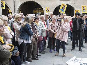 Concentraci&oacute; a la pla&ccedil;a del Vi per la independ&egrave;ncia i la llibertat dels presos pol&iacute;tics
