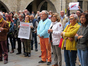 Concentraci&oacute; a la pla&ccedil;a del Vi per la independ&egrave;ncia i la llibertat dels presos pol&iacute;tics
