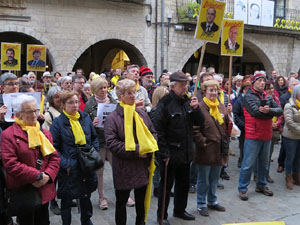 Concentraci&oacute; a la pla&ccedil;a del Vi per la independ&egrave;ncia i la llibertat dels presos pol&iacute;tics