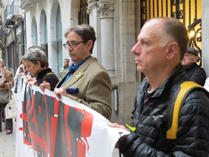 Concentraci&oacute; a la pla&ccedil;a del Vi per la independ&egrave;ncia i la llibertat dels presos pol&iacute;tics