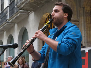 Concentraci&oacute; a la pla&ccedil;a del Vi per la independ&egrave;ncia i la llibertat dels presos pol&iacute;tics