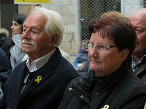 Concentraci&oacute; a la pla&ccedil;a del Vi per la independ&egrave;ncia i la llibertat dels presos pol&iacute;tics