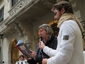 Concentraci&oacute; a la pla&ccedil;a del Vi per la independ&egrave;ncia i la llibertat dels presos pol&iacute;tics