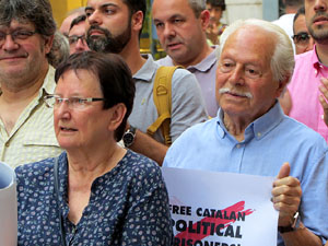 Concentraci&oacute; a la pla&ccedil;a del Vi per la independ&egrave;ncia i la llibertat dels presos pol&iacute;tics