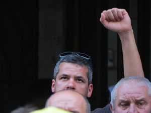 Concentraci&oacute; a la pla&ccedil;a del Vi per la independ&egrave;ncia i la llibertat dels presos pol&iacute;tics