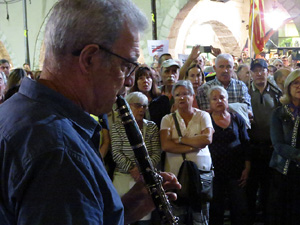 Concentraci&oacute; a la pla&ccedil;a del Vi per la independ&egrave;ncia i la llibertat dels presos pol&iacute;tics
